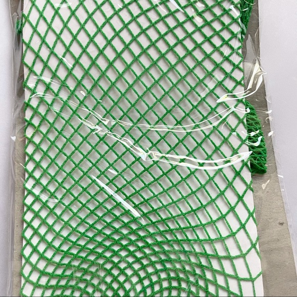 Green fishnet pantyhose stockings - Picture 2 of 2
